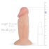 Real Fantasy Archi - realistiškas dildo - 11,5 cm - kūno spalvos