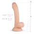 Real Fantasy Vince - natūralus dildo su sėklidėmis ir apyvarpe - 19,5cm