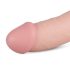 Real Fantasy Cliff - realistiškas dildo su rutuliais - 22cm (natūralus)