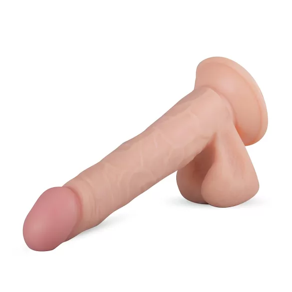 Real Fantasy Felix - tikroviškas falo imitatorius su sėklidėmis - 22 cm