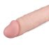 Real Fantasy Glynn - realistiškas dildo - 25 cm (natūralios spalvos)