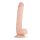 Tikroviškas Elvinas - natūralus dildo su sėklidėmis, 28 cm