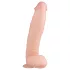 Real Fantasy Dwane - tikroviškas dildo su sėklidėmis - 31 cm (natūralus)