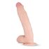 Real Fantasy Dwane - natūralistinis dildo su sėklidėmis - 31cm (natūralus)