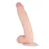 Real Fantasy Dwane - tikroviškas dildo su sėklidėmis - 31 cm (natūralus)