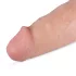 Real Fantasy Dwane - tikroviškas dildo su sėklidėmis - 31 cm (natūralus)