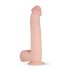 Real Fantasy Lexon - tikroviškas sėklidžių dildo - 33cm (natūralus)
