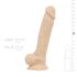 Real Fantasy Percy - tikroviškas dildo - 18 cm (natūralus)