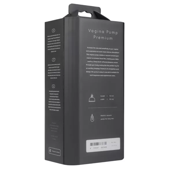 Saiz Premium - automatinė penio pompa - permatoma juoda