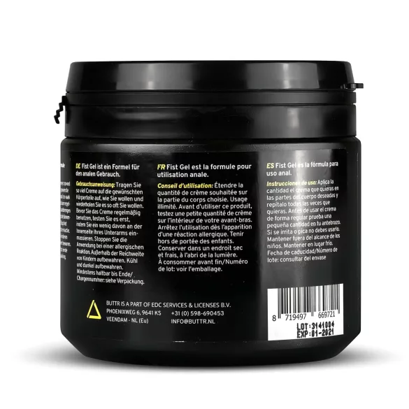BUTTR - fisting gelis - vandens pagrindo lubrikantas - 500 ml