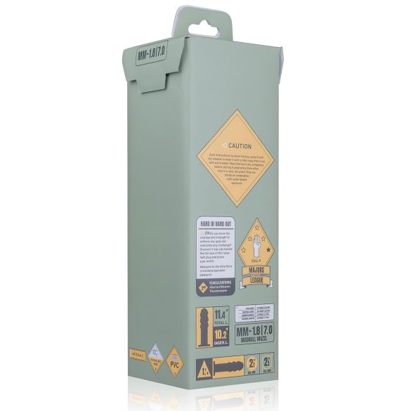 BUTTR Madbull Muzzl - dildo su siurbtuku - juodas