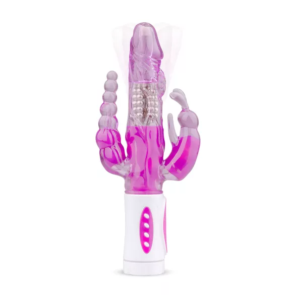 Easytoys Raving Rabbit - 3 šakų vibratorius (rožinis)