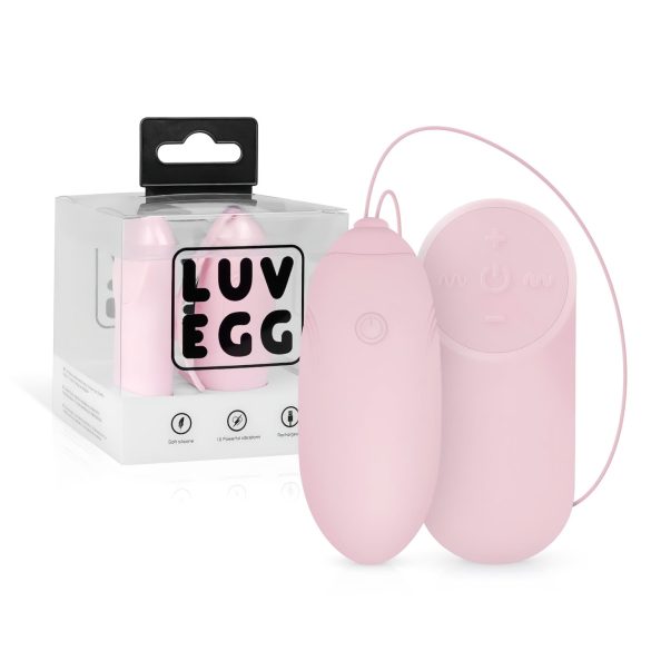 LUV EGG - įkraunamas nuotolinis vibracinis kiaušinis (rožinis)