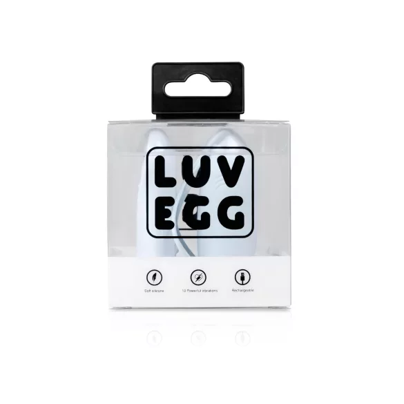 LUV EGG - vibruojantis kiaušinis su nuotoliniu valdymu - mėlynas