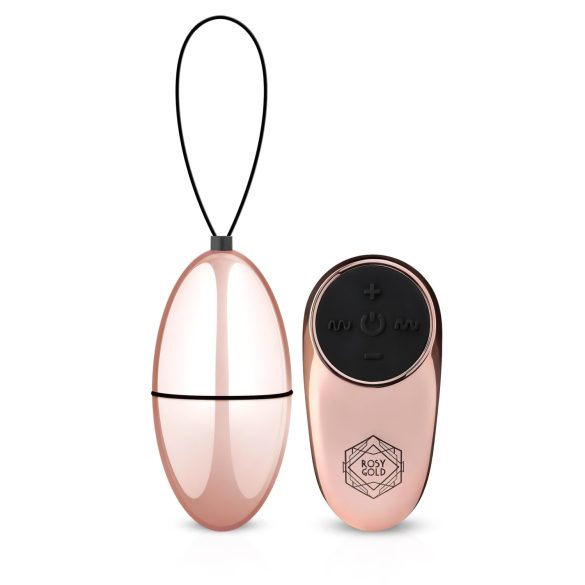 Rosy Gold Egg - atsparus vandeniui, vibruojantis kiaušinis (rosegold)