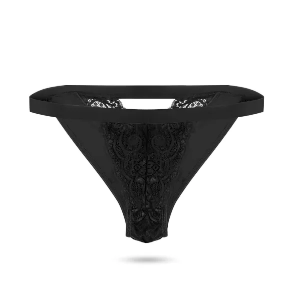 Pantyrebel - vibruojančios kelnaitės su nuotoliniu valdymu - juodos (S-L)