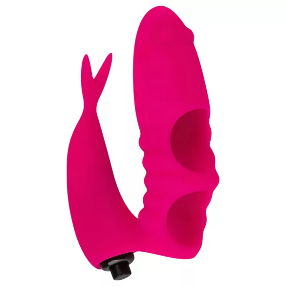 Easytoys - piršto vibratorius 2in1 - rožinis