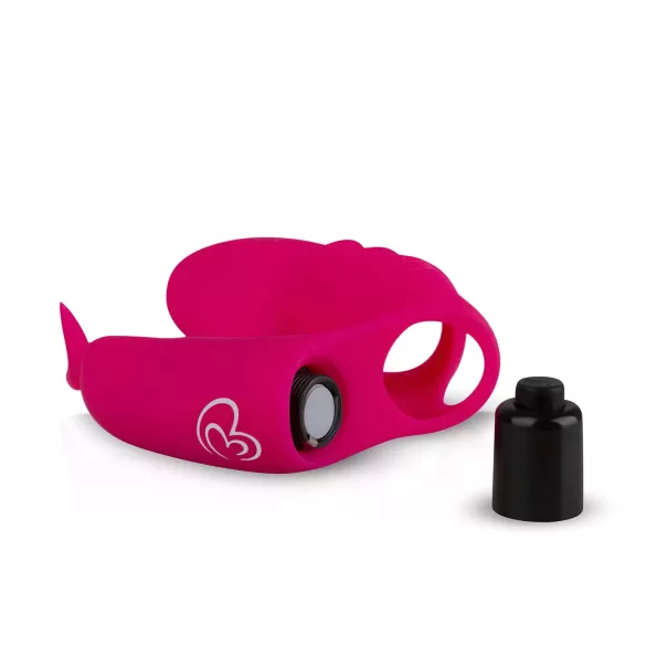 Easytoys - piršto vibratorius 2in1 - rožinis