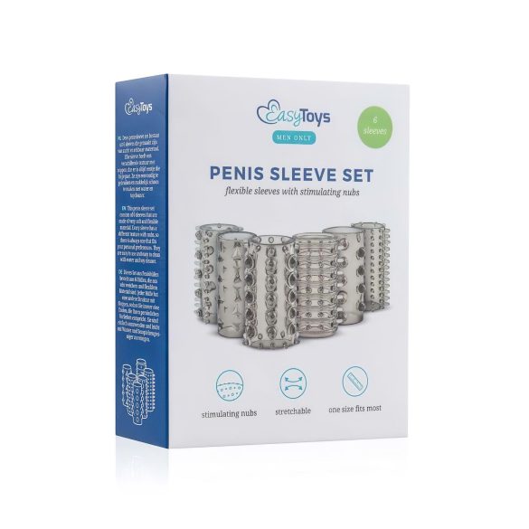 Easytoys - penio movos rinkinys - pilkos - 6 vnt.