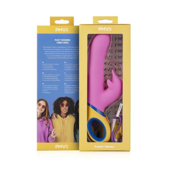 PMV20 Copy Dolphin - vibratorius su rotuojančiu klitorio stimuliatoriumi