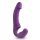 Easytoys - įkraunamas prisegamas vibratorius be dirželio - violetinis