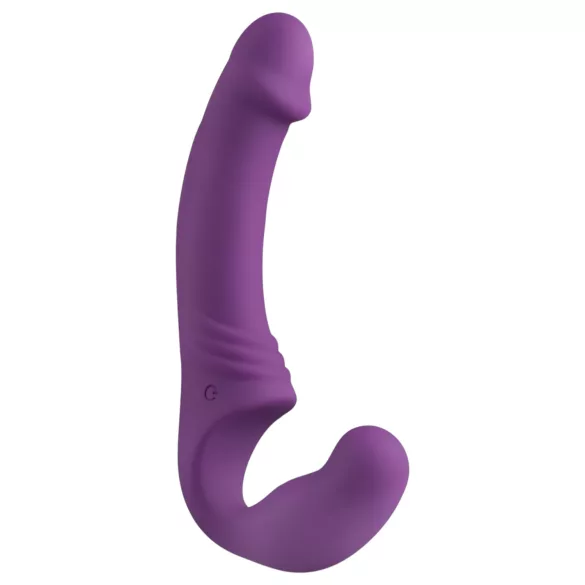 Easytoys - įkraunamas prisegamas vibratorius be dirželio - violetinis