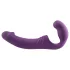 Easytoys - įkraunamas prisegamas vibratorius be dirželio - violetinis