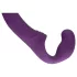 Easytoys - įkraunamas prisegamas vibratorius be dirželio - violetinis