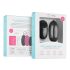 Easytoys - įkraunamas, atsparus vandeniui, radijo valdymo vibro kiaušinis (juodas)