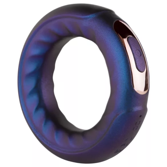 Hueman Saturn - įkraunamas, vandeniui atsparus vibruojantis penio žiedas (violetinis)