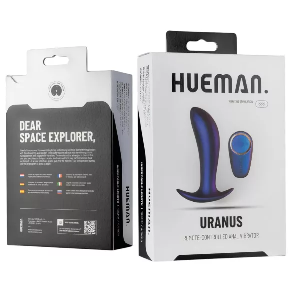Hueman Uranus - analinis vibratorius su nuotoliniu valdymu - violetinis