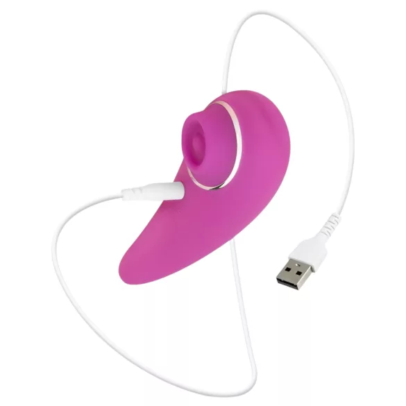 EasyToys Taptastic Vibe - įkraunamas, vandeniui atsparus klitorio vibratorius (rožinis)