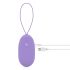 LUV EGG XL - įkraunamas radijo kiaušinukas (violetinis)