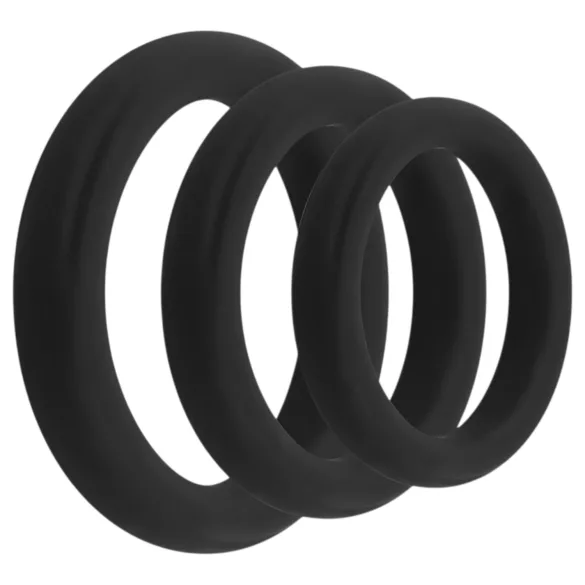 Easytoys Explore Ring - penio žiedų rinkinys - 3 vnt - juodi