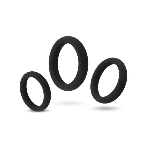 Easytoys Explore Ring - penio žiedų rinkinys - 3 vnt - juodi