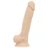 Real Fantasy Ashton - tikroviškas dildo su sėklidėmis - 20,5 cm - kūno spalva