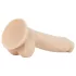 Real Fantasy Ashton - tikroviškas dildo su sėklidėmis - 20,5 cm - kūno spalva