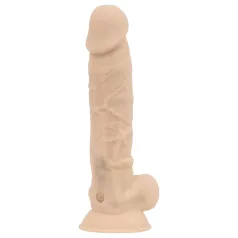   Real Fantasy Conrad - vibratorius su siurbtuku - 20 cm - kūno spalvos
