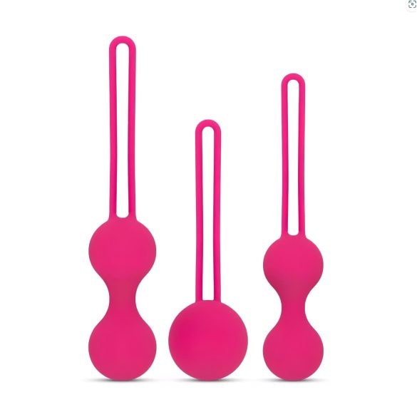 Easytoys LoveBalls - geišos kamuoliukų rinkinys - 3 dalių (rožinė)