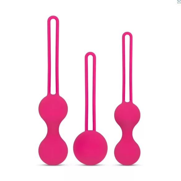 Easytoys - geišos kamuoliukų rinkinys - 3 vnt - rožinės