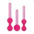 Easytoys LoveBalls - geišos kamuoliukų rinkinys - 3 dalių (rožinė)