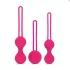 Easytoys - geišos kamuoliukų rinkinys - 3 vnt - rožinės