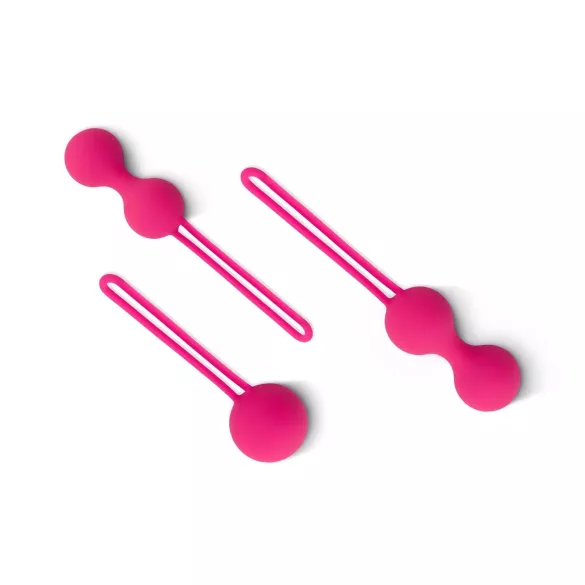 Easytoys - geišos kamuoliukų rinkinys - 3 vnt - rožinės