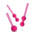 Easytoys LoveBalls - geišos kamuoliukų rinkinys - 3 dalių (rožinė)