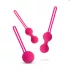 Easytoys - geišos kamuoliukų rinkinys - 3 vnt - rožinės