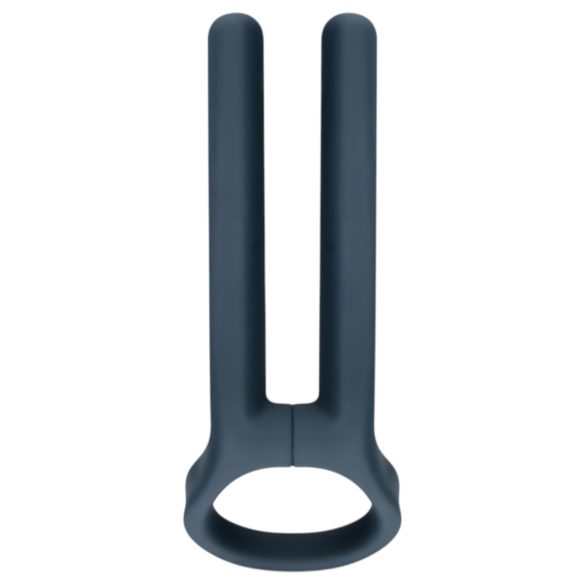 Boners - vibruojantis penio ir sėklidžių žiedas - mėlynas, įkraunamas