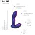 Hueman Galaxy - pulsuojantis analinis vibratorius (violetinis)