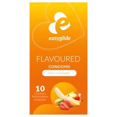 EasyGlide - vaisiniai prezervatyvai - 10 vnt