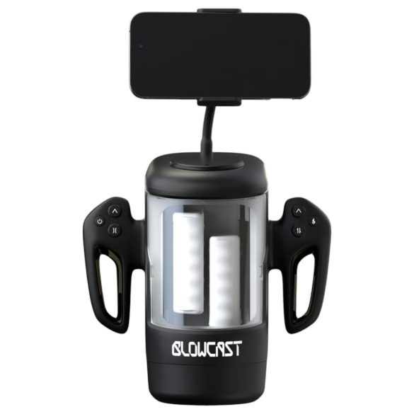 Blowcast WingXP - automatinis žaidimų masturbatorius (juodas)