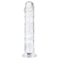 EasyToys - dildo - 18 cm - permatomas - želė